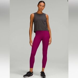 Lululemon Fast and Free High-Rise Tight 25" Size 12 in Magenta Purple